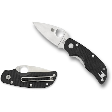 Spyderco 2024 Spyderco Cat G-10 Black Plain SPY-C129GP